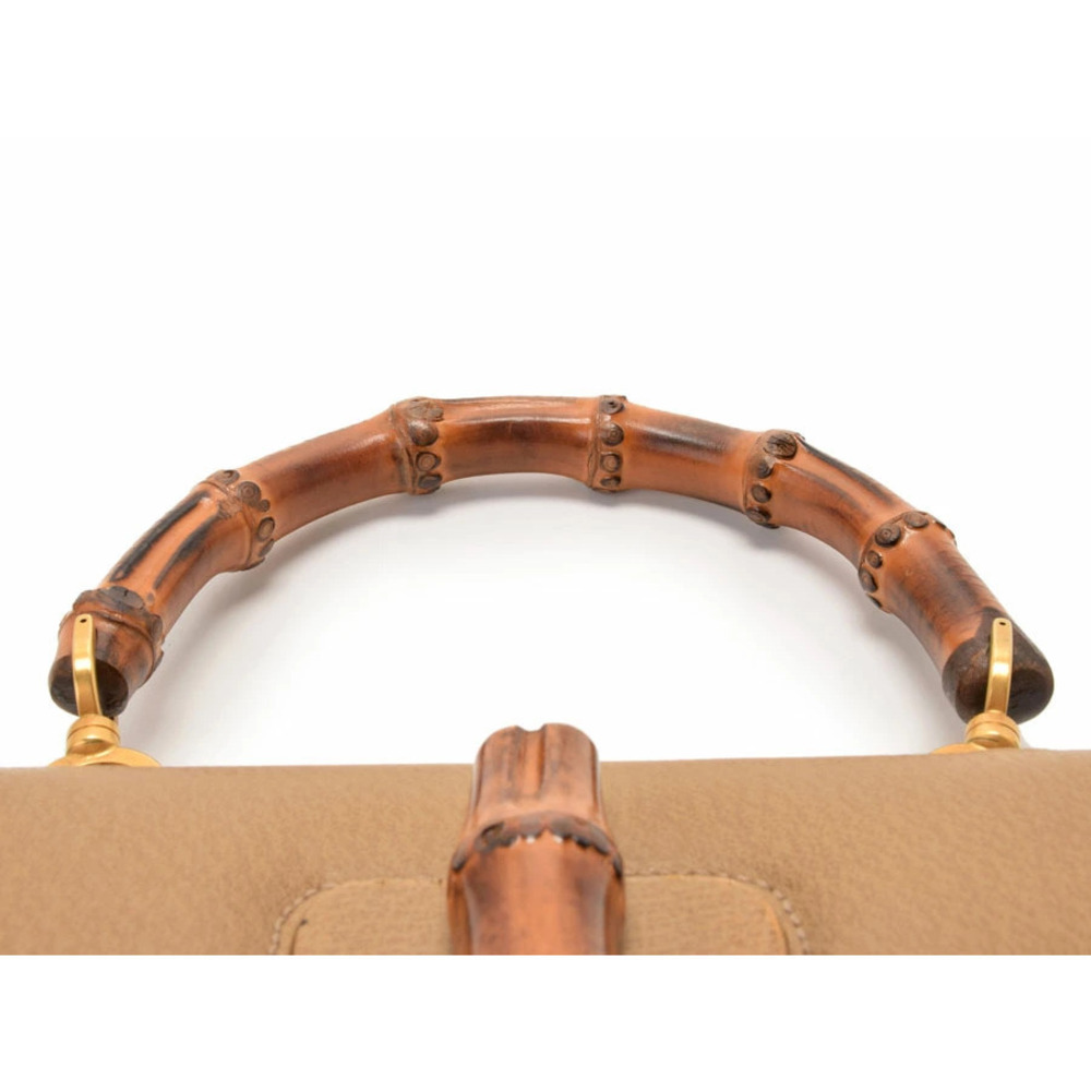 Gucci Bamboo 2way Bag Beige Mirror - Picture 4 of 9